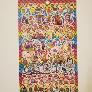 Lisa Frank sticker sheet